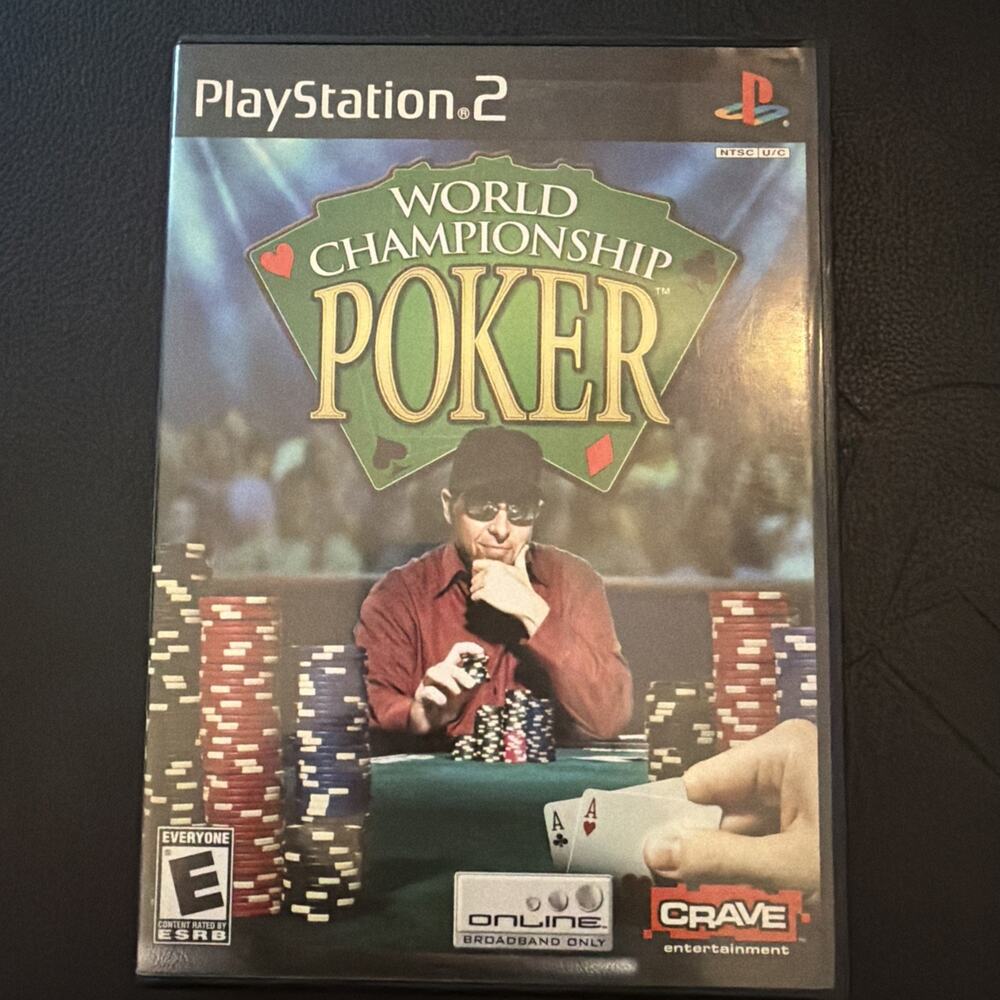 World Championship Poker (Sony PlayStation 2,‎ 2004) Complete in Box Tested